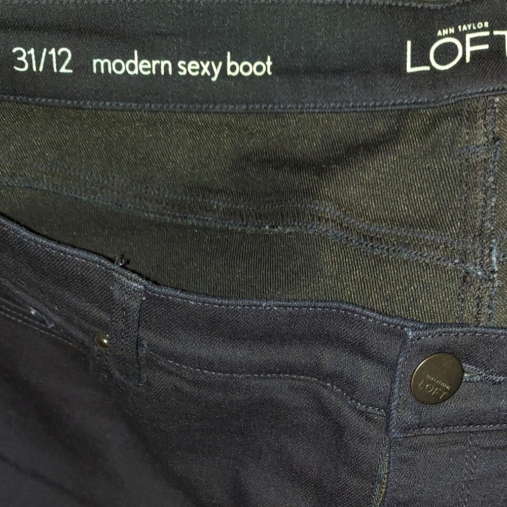 LOFT 31/12 modern sexy boot jeans - Picture 6 of 6